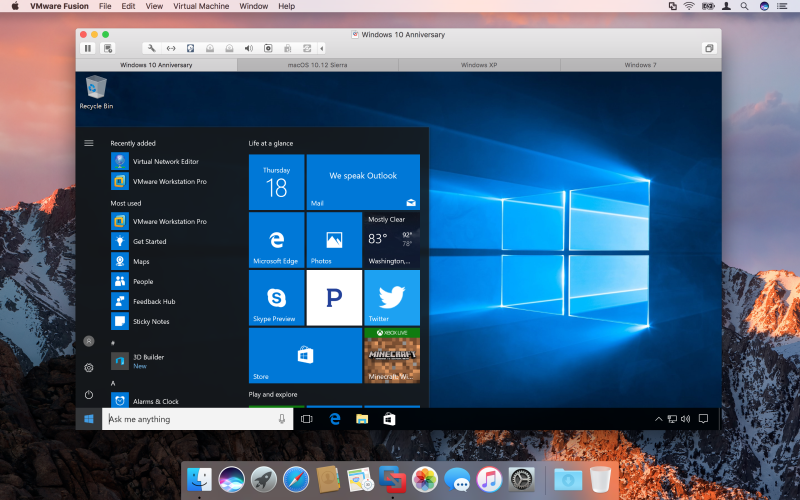 install windows 7 on mac vmware fusion 8